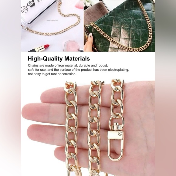 Gold Aftermarket Replacement Chain Length 47.24" - Picture 7 of 16